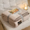 Thickened Sheep Cotton Blanket Autumn and Winter Office Nap Blanket Milk Velvet Blanket Sofa Air Conditioning Blanket Shawl Small Blanket