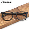 Posesion Wood Grain Can Be Equipped with Myopia Glasses Frame Plate Generous Frame Glasses Eye Frame Ps7085
