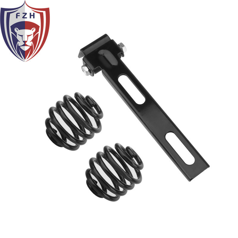 黒短円バネ + 黒スタンド