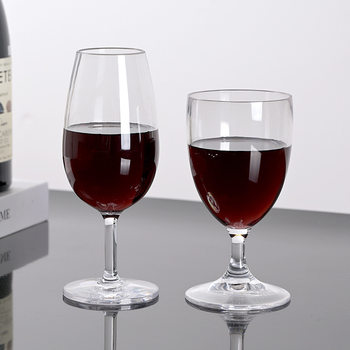 Acrylic red wine glass transparent wine glass anti-drop bar plastic glass commercial small children's goblet