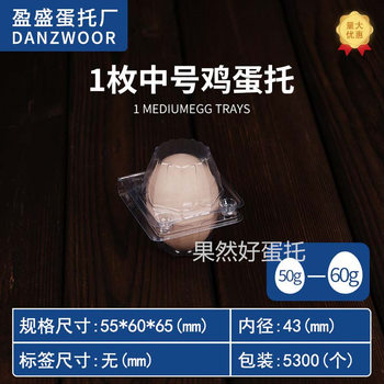 Disposable Plastic Egg Tray Transparent 1 Piece Stupid Egg Packaging Box Shockproof Thickeneded Manufacturer Wholesale Free Shipping