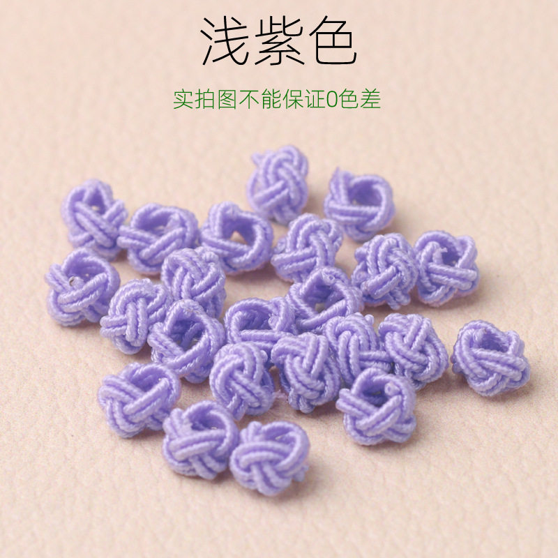 手编菠萝球菠萝扣菠萝结 纽扣结手链项链绳收尾扣diy饰品配件批发