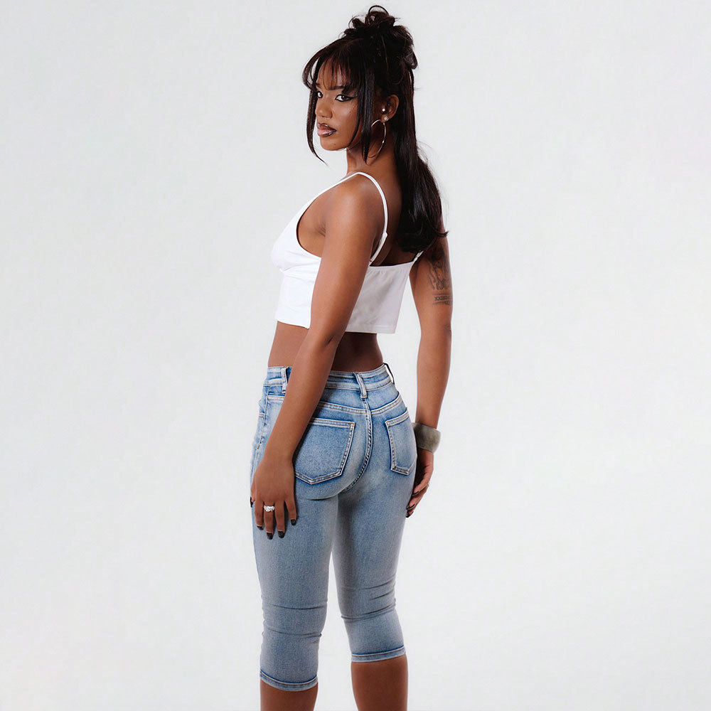 Sexy Womens Crop Top Slim Fit Short Sleeve Lightweight Fabric Spring Summer Fashion Wholesale Available
