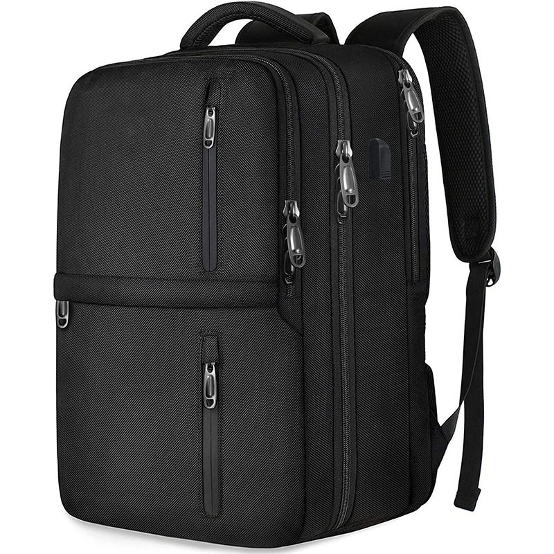 Balo Laptop Du Lịch 17 Inch Đựng Hành Lý Cuối Tuần Qua Đêm Màu Đen