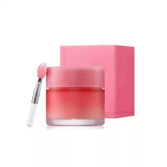 Korean Lip Mask Jelly Sleeping Lip Balm 20g Nighttime Moisturizing Hydrating Nourishing Care for Women 20g