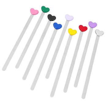 in stock metal love bookmark hardware heart bookmark heart stainless steel paint bookmark wholesale