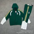 Italian trench coat suit green