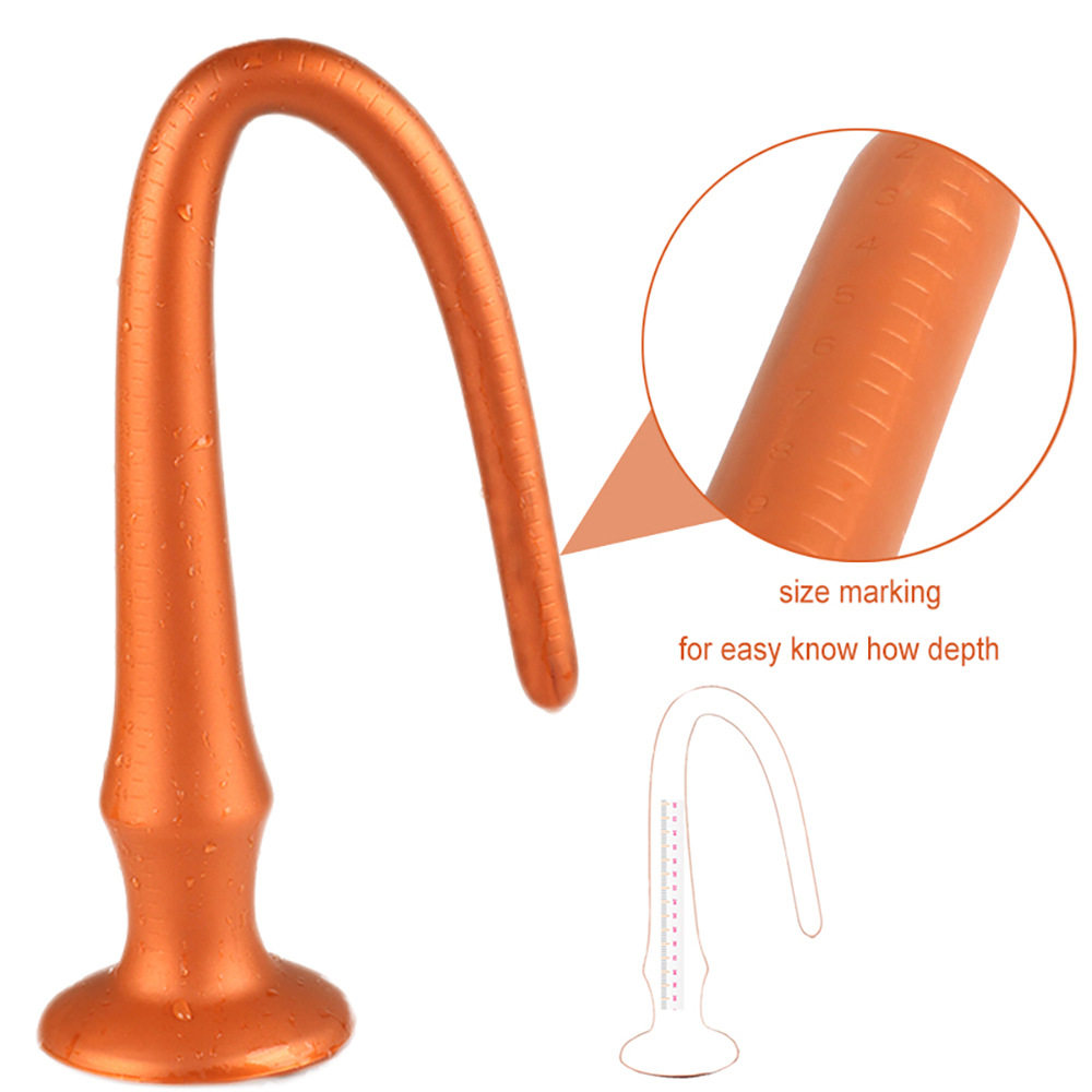 Anal whip snake whip super long anal plug tail deep lengthened masturbation  Liquid Silicone Anal plug suit | MoveOn