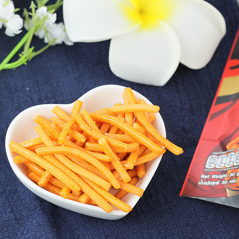 vfoodsmix crisp strips original spicy chicken spicy 30g puffed Mimi shrimp snacks special wholesale