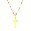 Hot Sale Mirror Polished Stainless Steel Cross Pendant Accessories Pendant with Melon Buckle