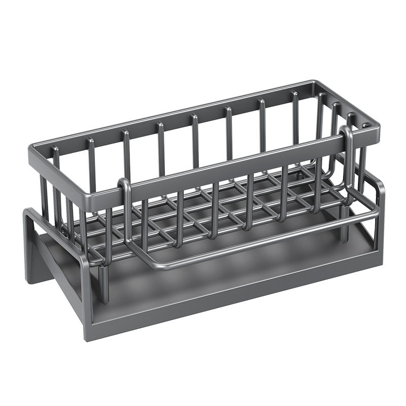 Kitchen Drain Rack Sink Detergent Sponge Wipe Rack Drain Artifact Steel Ball Sink Storage Rack