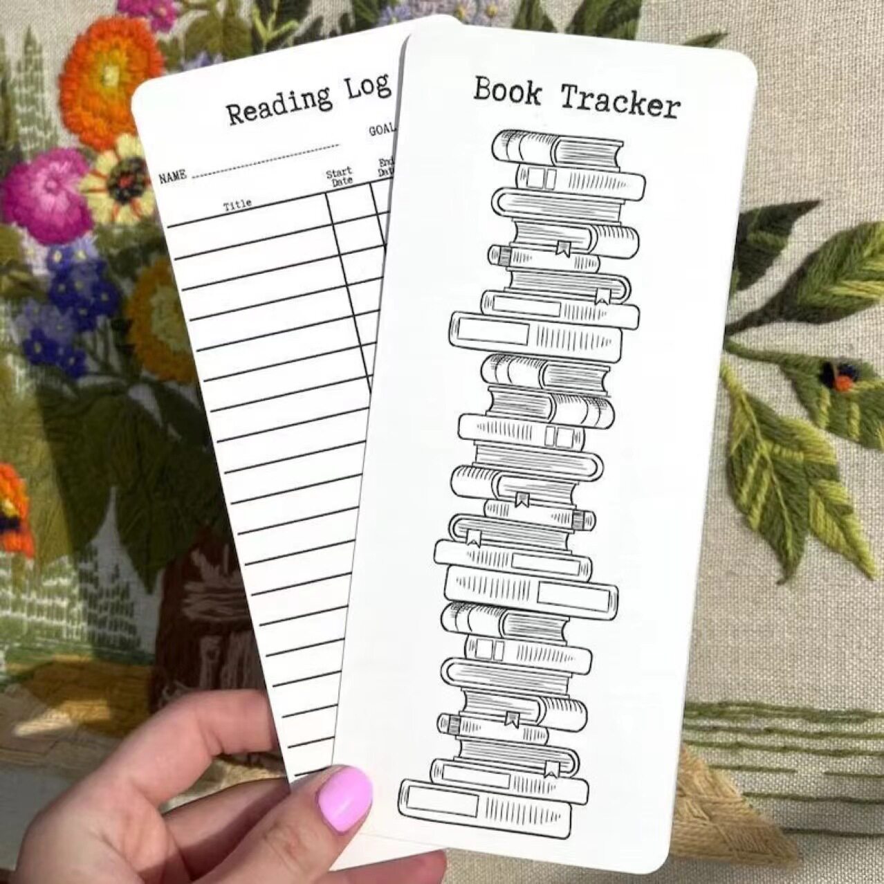reading list bookmark bookmarks Reading log Book Tracker new cross-border products