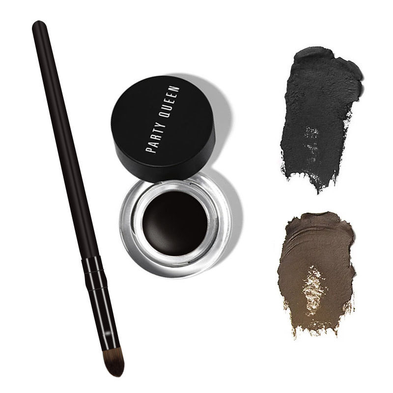 Ultra-Black Waterproof Solid Eyeliner Liuyun Smoky Makeup Box Hot Selling Rich Brown Makeup Wholesale