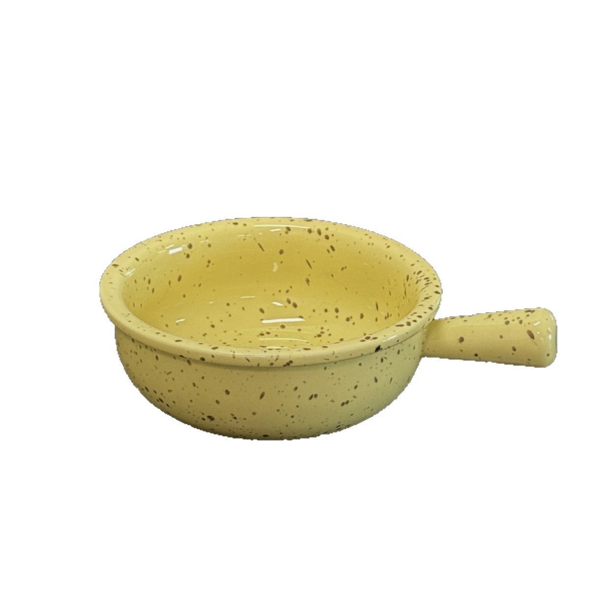 Splash-Ink Retro Simple Ceramic Rice Bowl Soup Bowl Shallow Dish Plate Ceramic Tableware Set Household Imitation Enamel Style