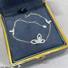 Gejia Phantom Three Butterfly Bracelet High-End V Gold Luxury Niche CNC Precision 18K Thick Gold Factory Wholesale