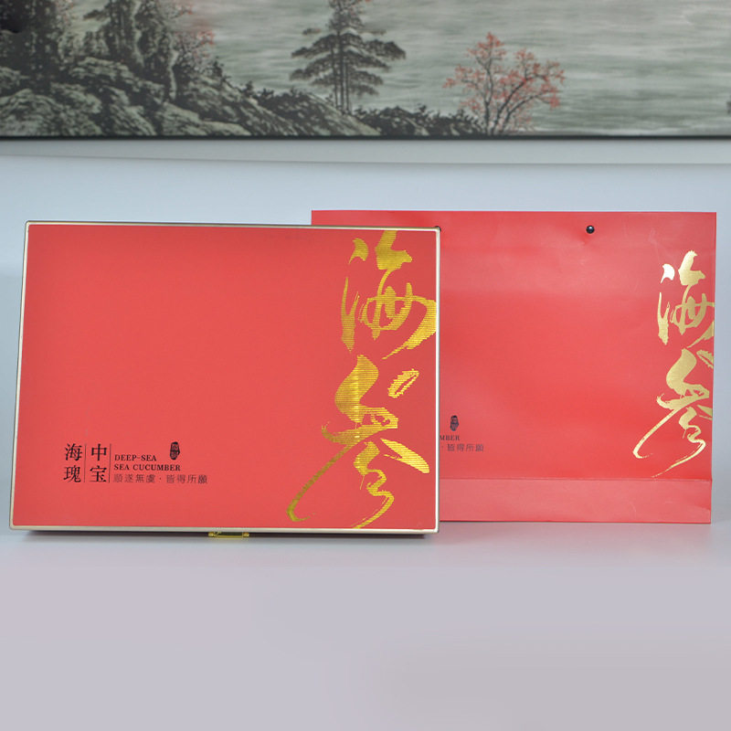 Dalian Ready-To-Eat Sea Cucumber Deep Sea Cucumber 6-12 Heads Ready-To-Eat Sea Cucumber Gift Box Fresh Sea Cucumber 500g Wholesale Sea Cucumber