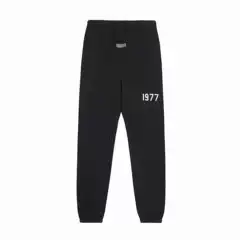 Essentials 1977 Fleece-Lined Sweatpants Autumn/Winter High Street Loose Trendy Unisex Joggers with Fleece
