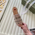 Canvas striped powder