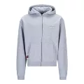 2348/single top zipper/light gray
