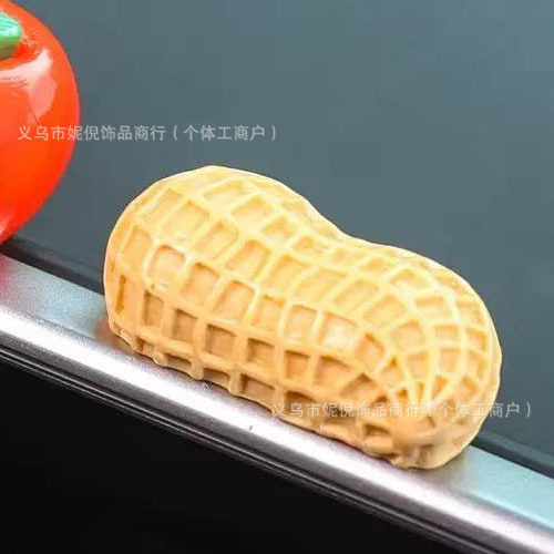 荔枝苹果车载摆件水果汽车中控台个性创意卡通顺顺荔荔车载装饰贴