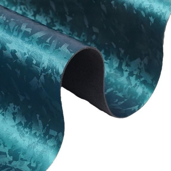 Dza Forged Carbon Fiber Microfiber Leather Interior Decoration Background Wall Leather Fabric Car Interior Modified Leather