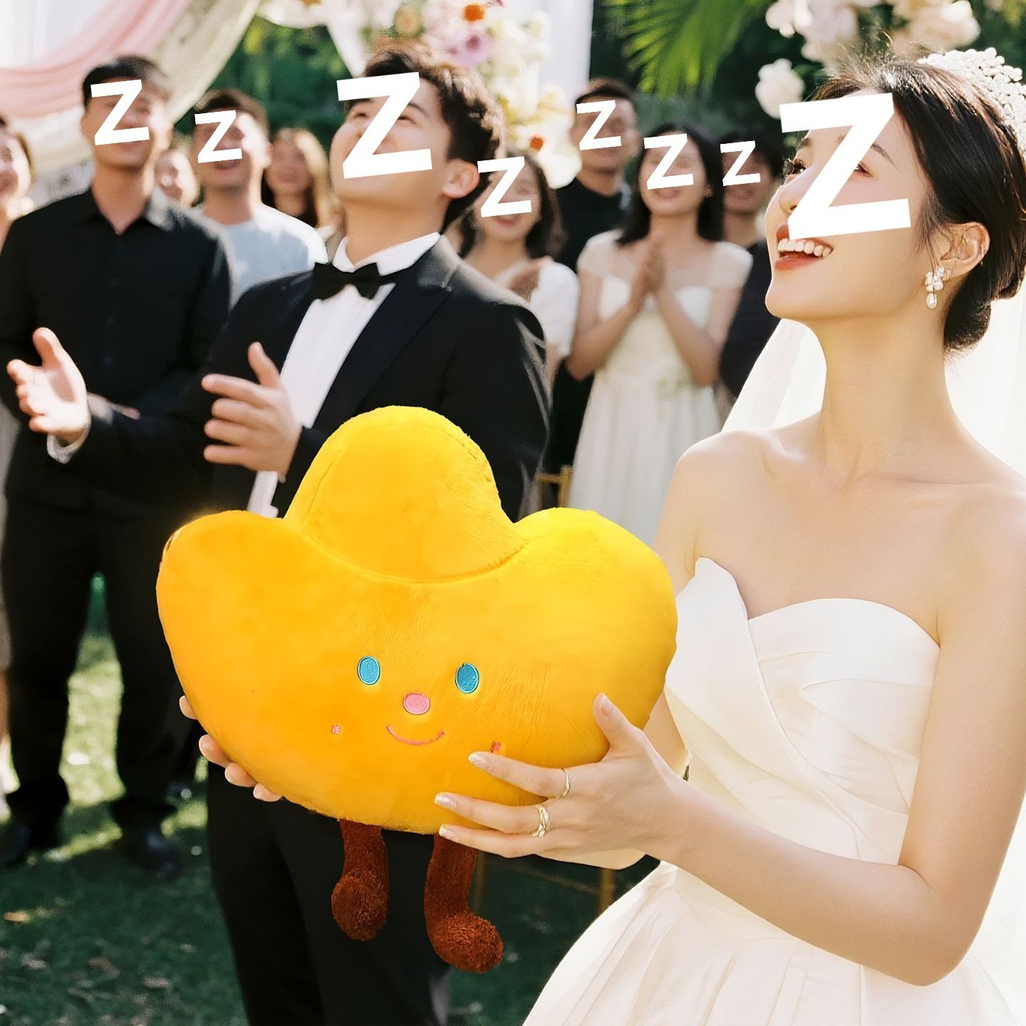 Persimmon Gold Ingot Fortune Doll Lettuce Dog Hand Wedding Bouquet Good Things Happen Throw Doll Companion Small Gift