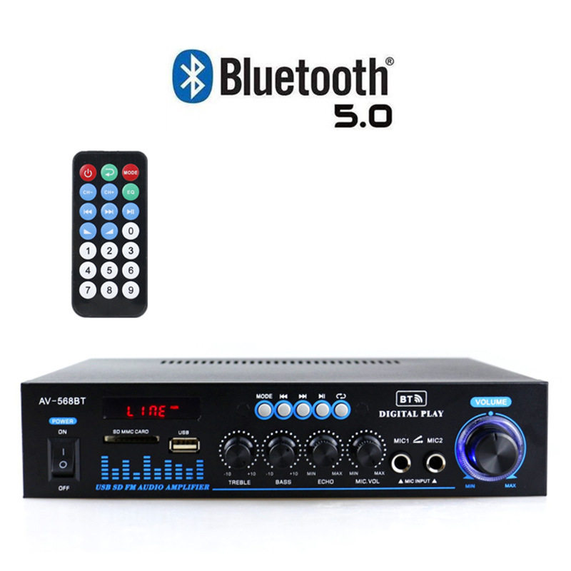 Sunbuck Shan Yu Amplifier Karaoke Amplifier High Power with Card Remote Control Bluetooth Amplifier