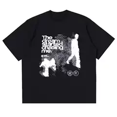 Oversized t Shirt Men Hip Hop T-Shirt Vintage 90S Setwear an