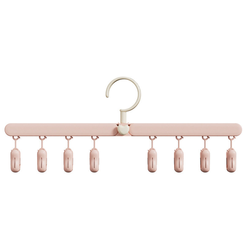Cloud-Shaped Portable Folding Clothes Hanger Baby Saliva Towel Multi-Head Windproof Clip Travel Folding Sock Clip