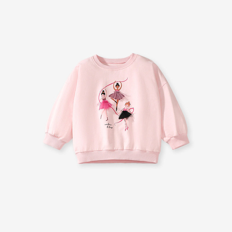 New Girls' Set, Fashion Hoodie Kids' Outfit, Autumn Long-sleeve Princess Set