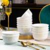 Jingdezhen Ceramic Rice Bowl for Home Use, High-Value Chinese-Style Simple Anti-Scalding Large Soup Bowl, Dish Plate, Fish Plate, Bone China Tableware