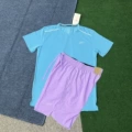 Crystal short sleeve blue+d218 purple