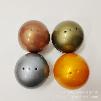 Silver 75mm Gashapon Capsule 7.5cm Gashapon Ball Gift Ball Claw Machine Round Plastic Ball Factory Direct Sale Mini