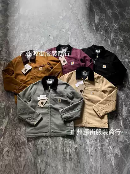 American-Style Kaha Detroit Work Jacket J01 Vintage Canvas Heavy-Duty Hart Autumn and Winter Unisex Casual Trendy Jacket