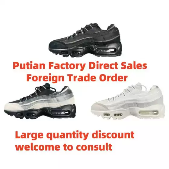 Putian Factory Direct Sales Foreign Trade 95Cdg Co-Branded Trendy Versatile Air-Cushion Cushioning Jogging Shoes Breathable Mesh Running Shoes