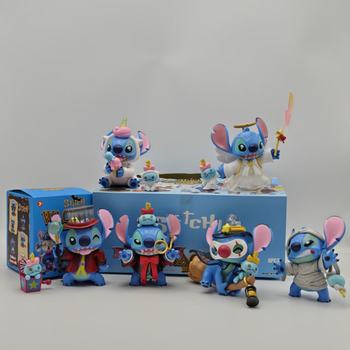 Blind Box Figure Surprise Second Generation Stitch Funny Diary 2.0 Lilo and Stitch Trendy Toy Model Ornaments