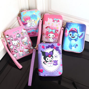 Cartoon Cute Kt Cat Stitch Kolomi Merotti Children Men's and Women's Storage Bag Portable Coin Purse