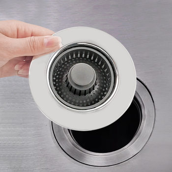 Sink Pop-Up Filter Kitchen Sink Anti-Clogging Drain Stopper Sink Drain Plug