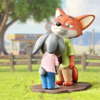 In-Stock Zootopia Best Friends Nick the Fox and Judy Movie Merchandise Hugable Trendy Toy Blind Box