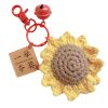 Hand-woven Persimmon keychain bag pendant plush cute key gift ornaments