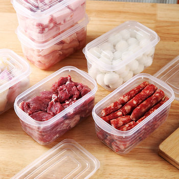 Refrigerator Frozen Meat Preservation Box Freezing Storage Box Food Classification small size Refrigerator Storage Box Fresh Bowl