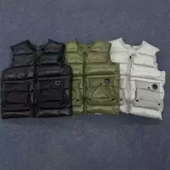 View Nice Lenses Autumn Winter Cotton Vest Workwear Streetwear Thickened Warm Cotton Jacket