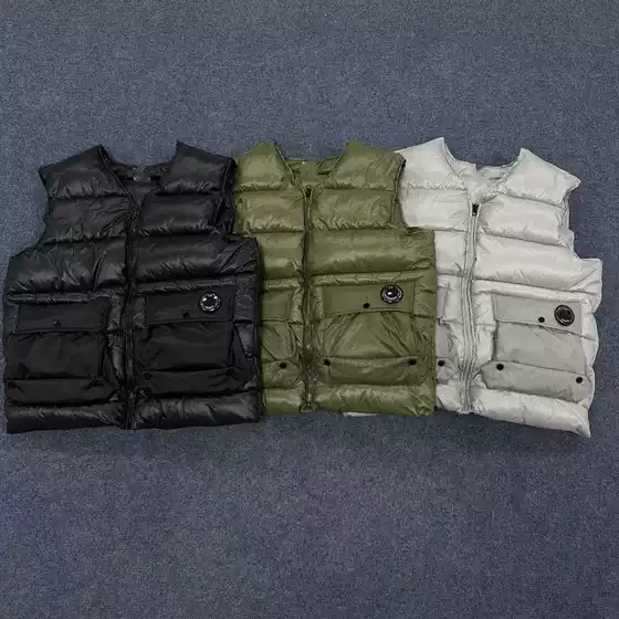 View Nice Lenses Autumn Winter Cotton Vest Workwear Streetwear Thickened Warm Cotton Jacket