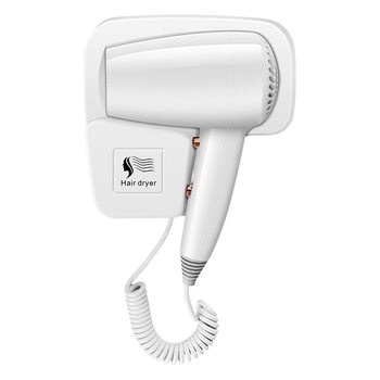 High-Power Negative Ion Hair Dryer Wall-Mounted Hotel Bathroom Hair Dryer Constant Temperature Hair Care No-Punch Hair Dryer for Home Use