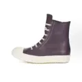 Purple high-top leather