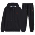 Black zipper suit red