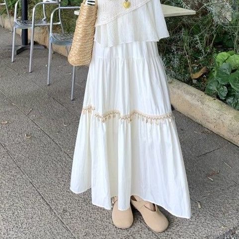 Summer Vintage Chinese Style Two Piece Set Sleeveless High Waist Hollow Out Design Elegant Casual Wear Wholesale