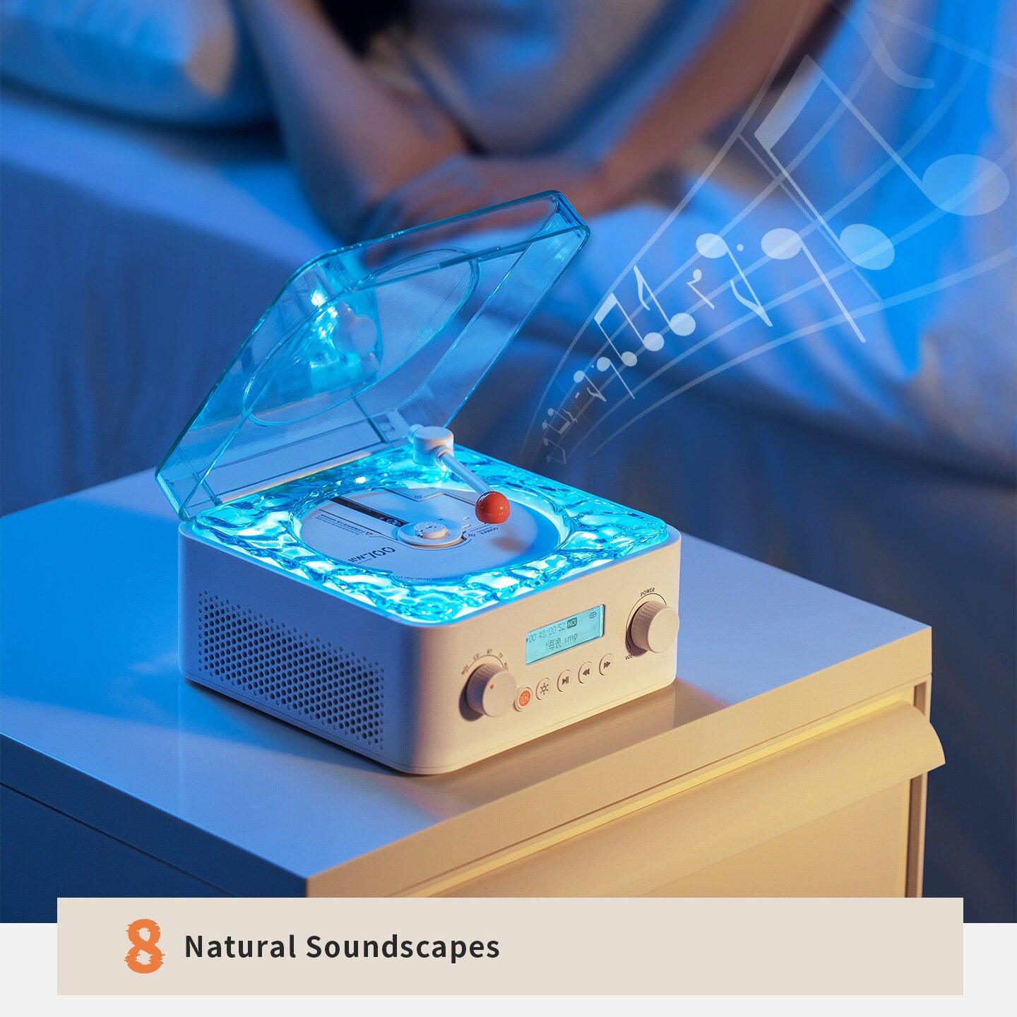 Customizable Tinghai Kw-700Cd Player Record Player Album Player Disc Disc Bluetooth Audio Cross-Border