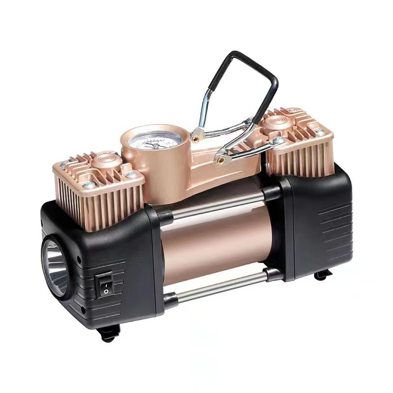 Car air pump portable car air pump car tire electric high-power 12V double cylinder air pump generation