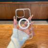 For Apple 15magsafe magnetic phone case iPhone 14 Pro MAX transparent tail-free protective case